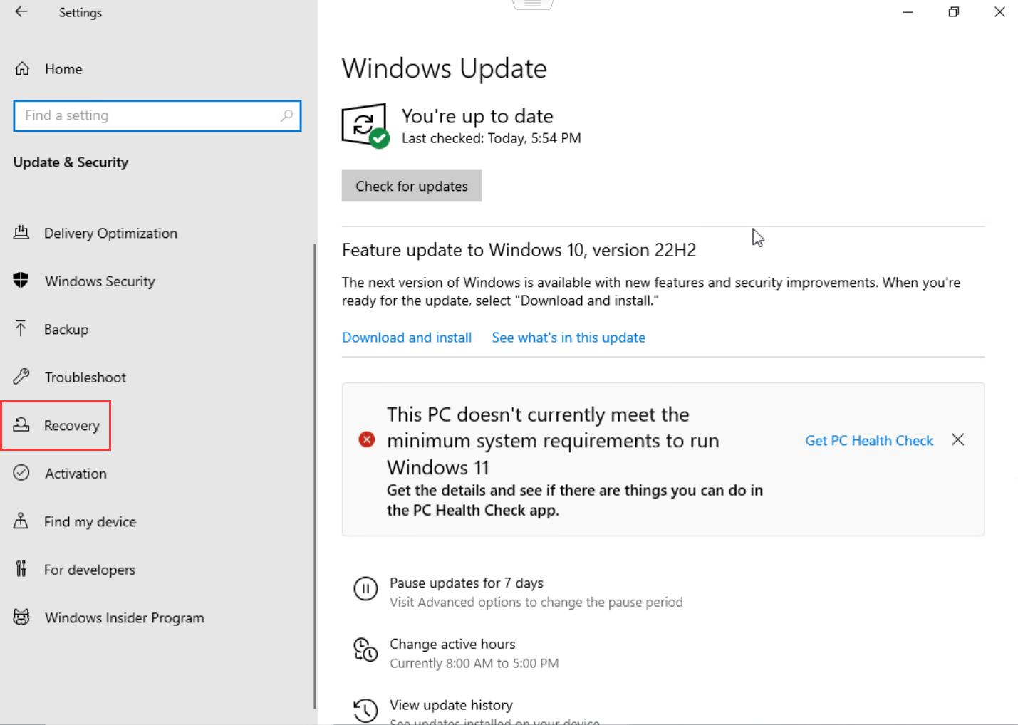 Restoring factory settings on Windows 10 systems - 迷你电脑技术支持中心