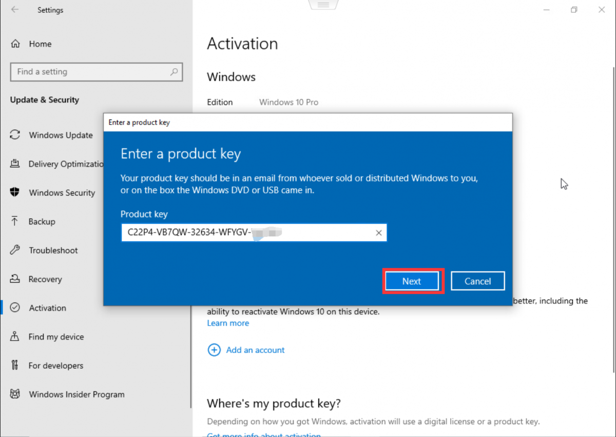 Windows 10 Key Activation Guidelines - 迷你电脑技术支持中心