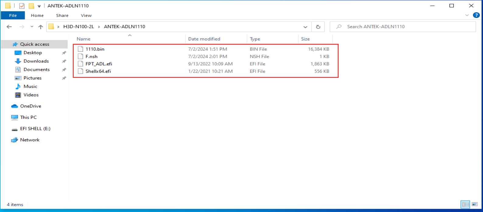 EFI Shell Steps to update BIOS in mode - VENOEN